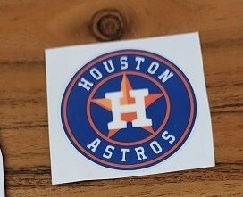 ASTROS CUSTOM CAR VINYL STICKER DECAL