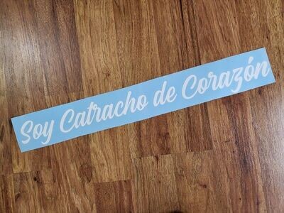 SOY CATRACHO DE CORAZON BANNER