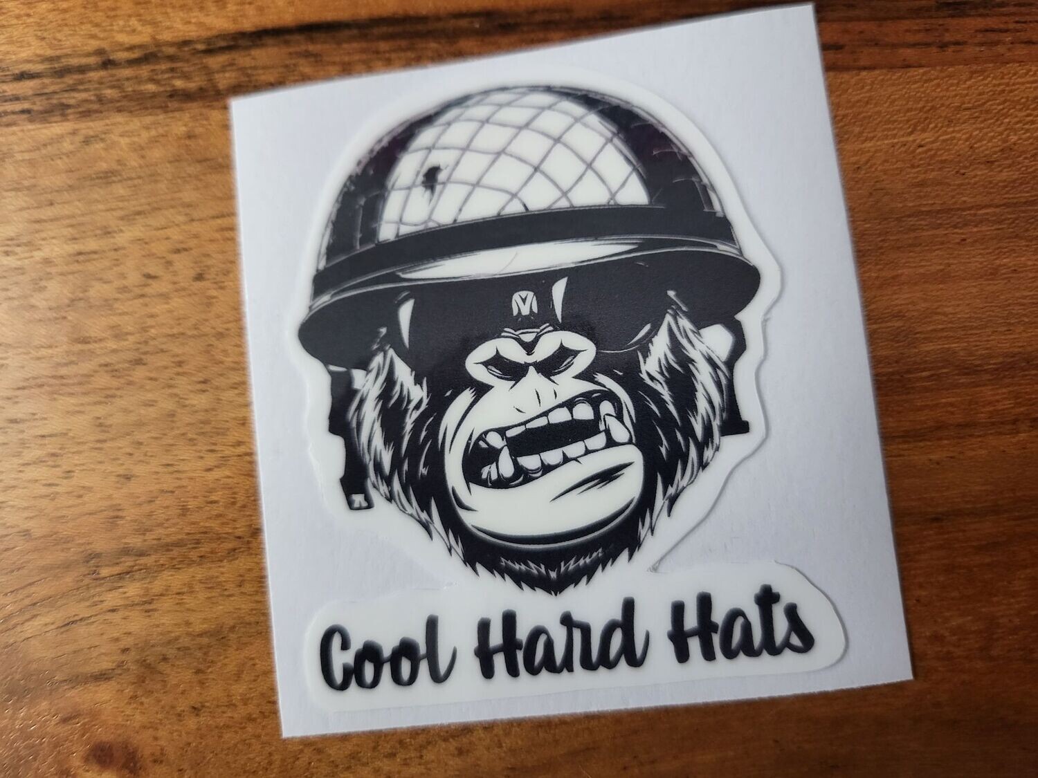 COOL HARD HATS CUSTOM CAR VINYL STICKER DECAL
