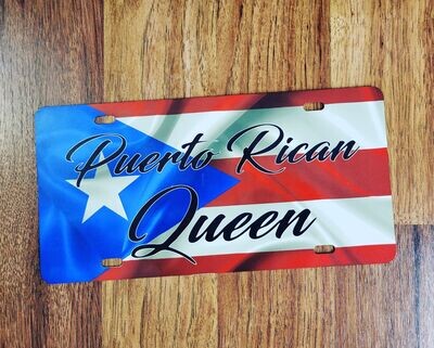 PUERTO RICAN QUEEN PLATE