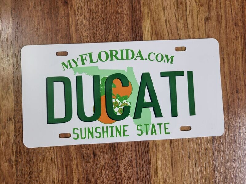 DUCATI PLATE