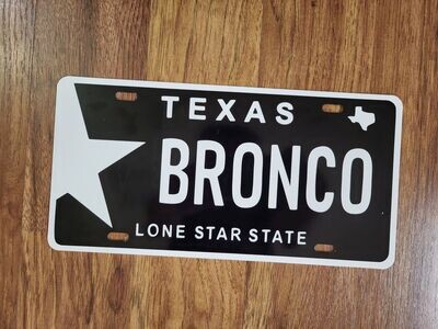 BRONCO PLATE