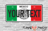 MEXICO FLAG PLATE