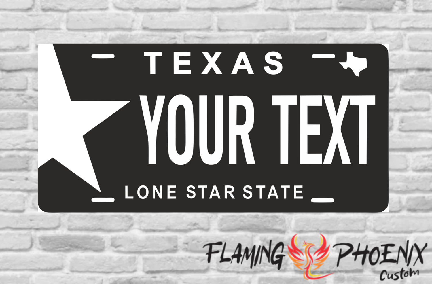 TEXAS STAR PLATE