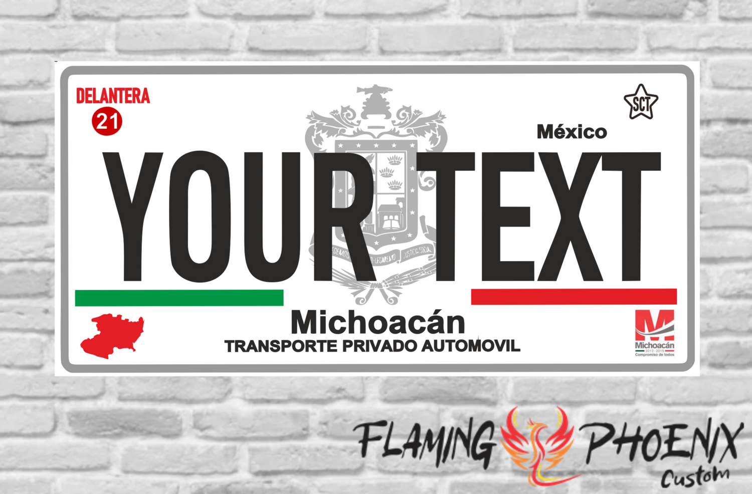 MICHOACÁN PLATE