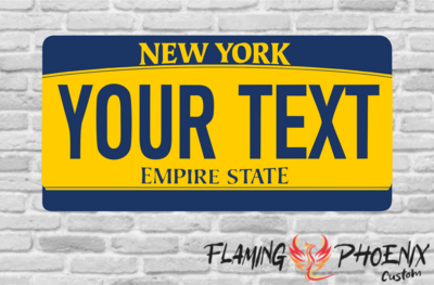 NEW YORK PLATE