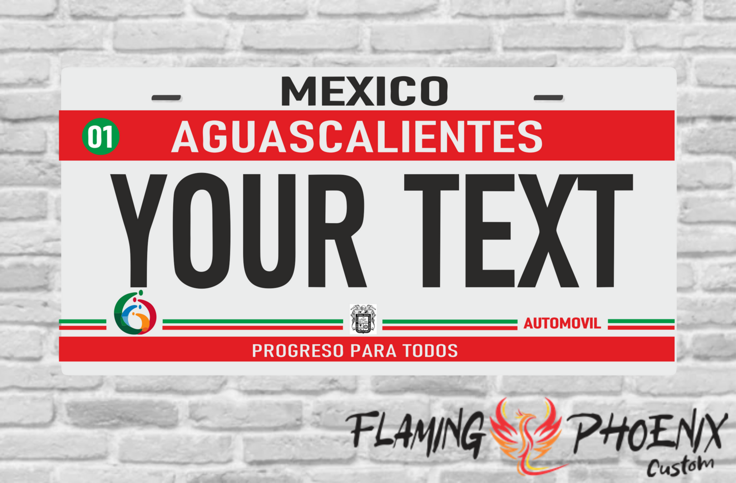 AGUASCALIENTES PLATE