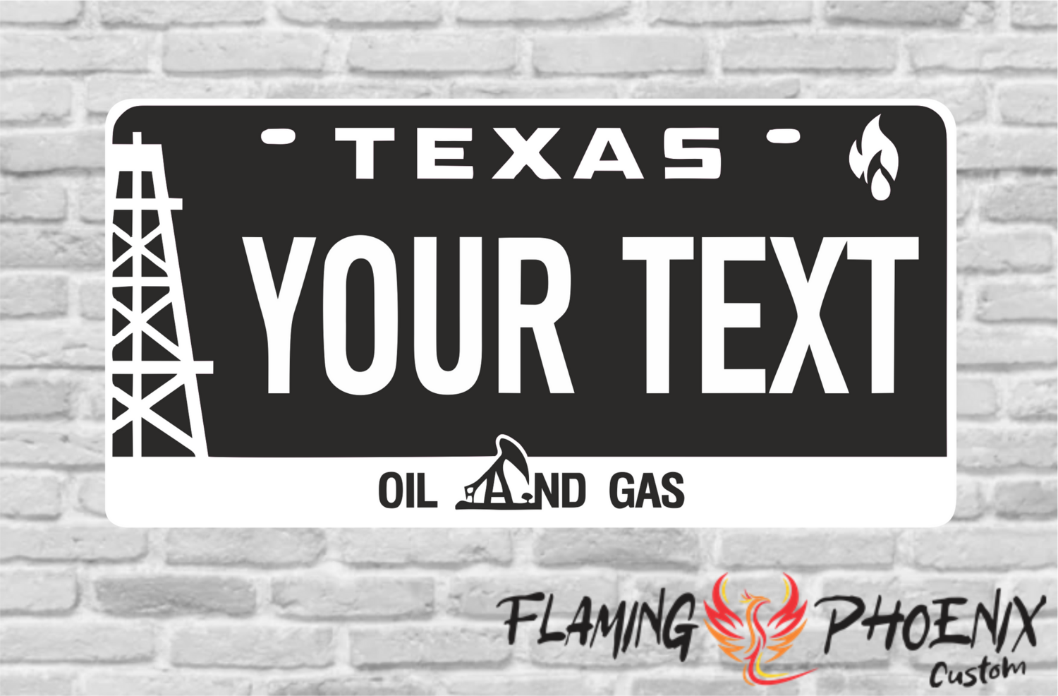 TEXAS PETROL PLATE
