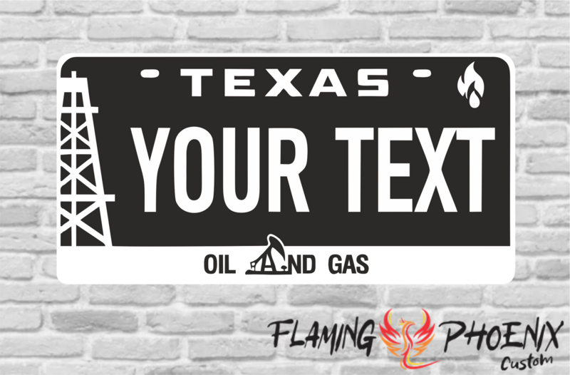 TEXAS PETROL PLATE