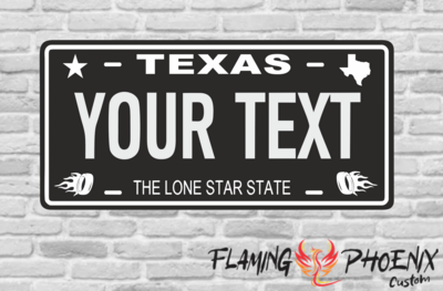 CUSTOM LICENSE PLATES