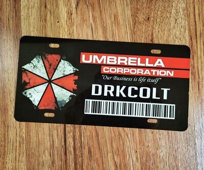 UMBRELLA CORPORATION PLATE