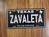 ZAVALETA PLATE