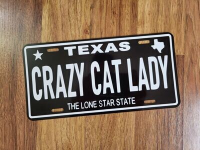 CRAZY CAT LADY PLATE