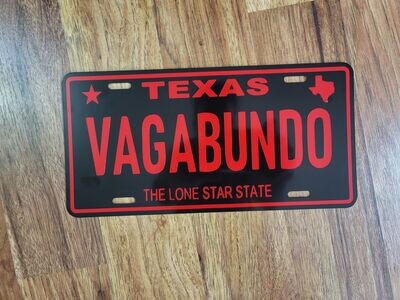 VAGABUNDO PLATE