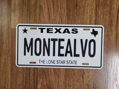 MONTEALVO PLATE