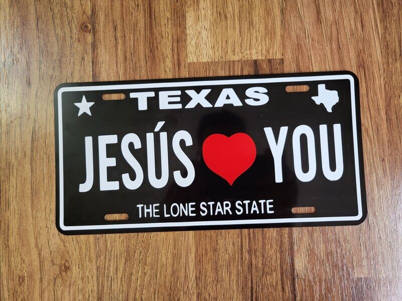 JESUS LOVE YOU PLATE