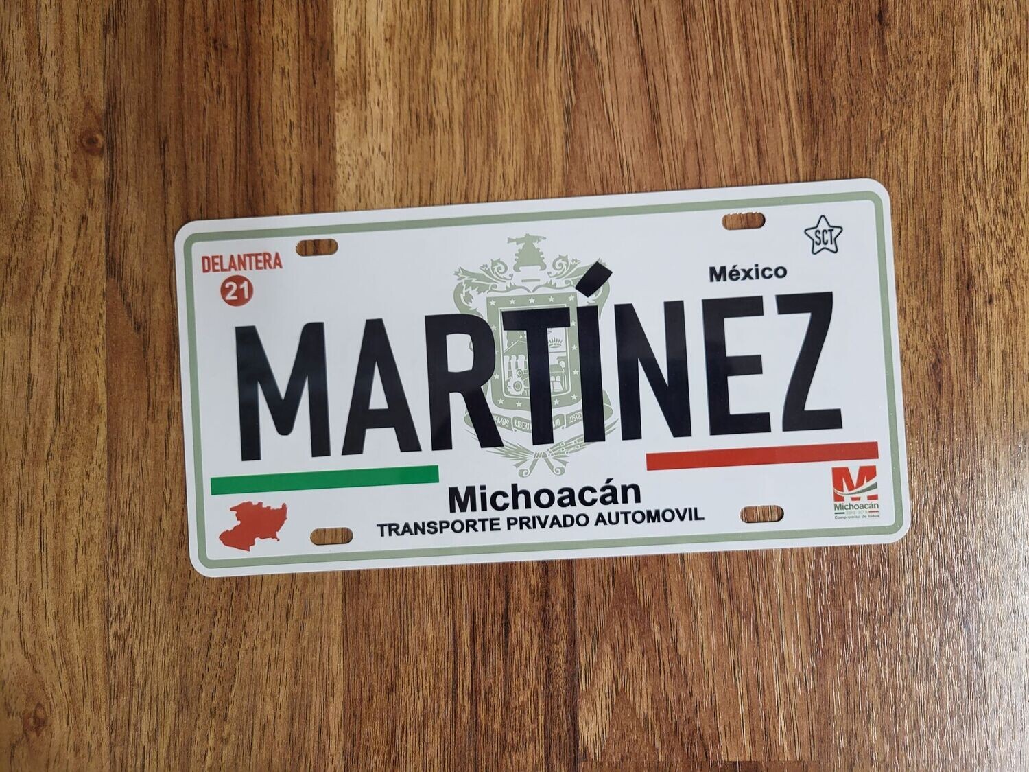 MARTÍNEZ PLATE