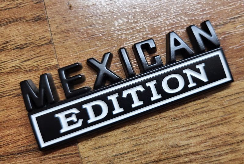 EMBLEM MEXICAN EDITION (BLACK+WHITE )