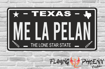 ME LA PELAN PLATE