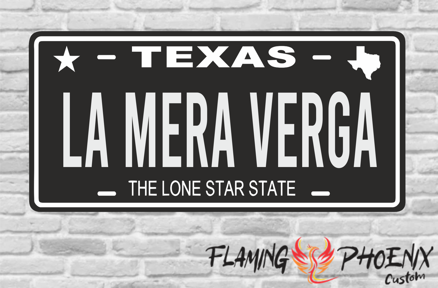 LA MERA VERGA PLATE