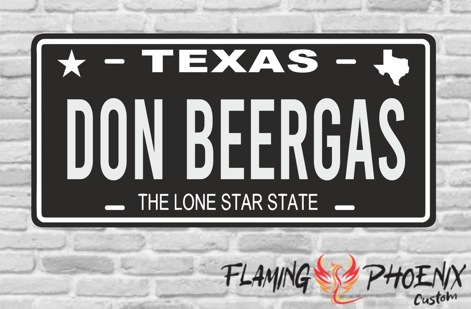 DON BEERGAS PLATE