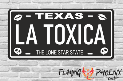 LA TOXICA PLATE