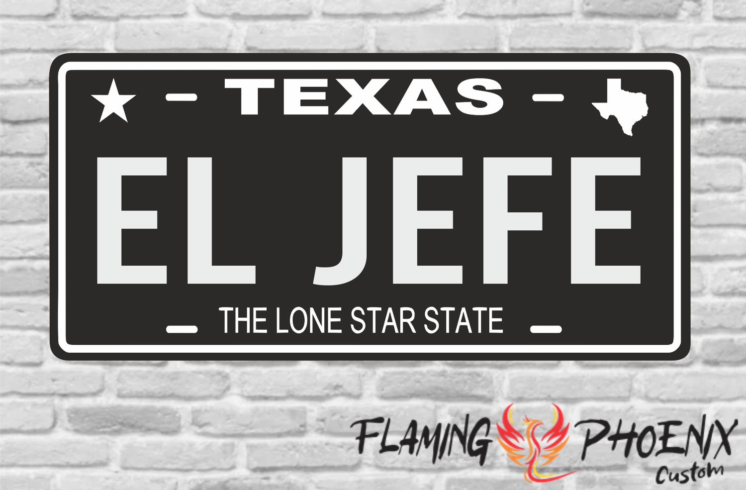 EL JEFE PLATE