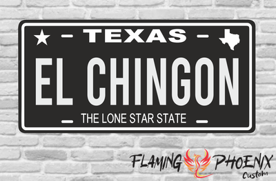 EL CHINGON PLATE