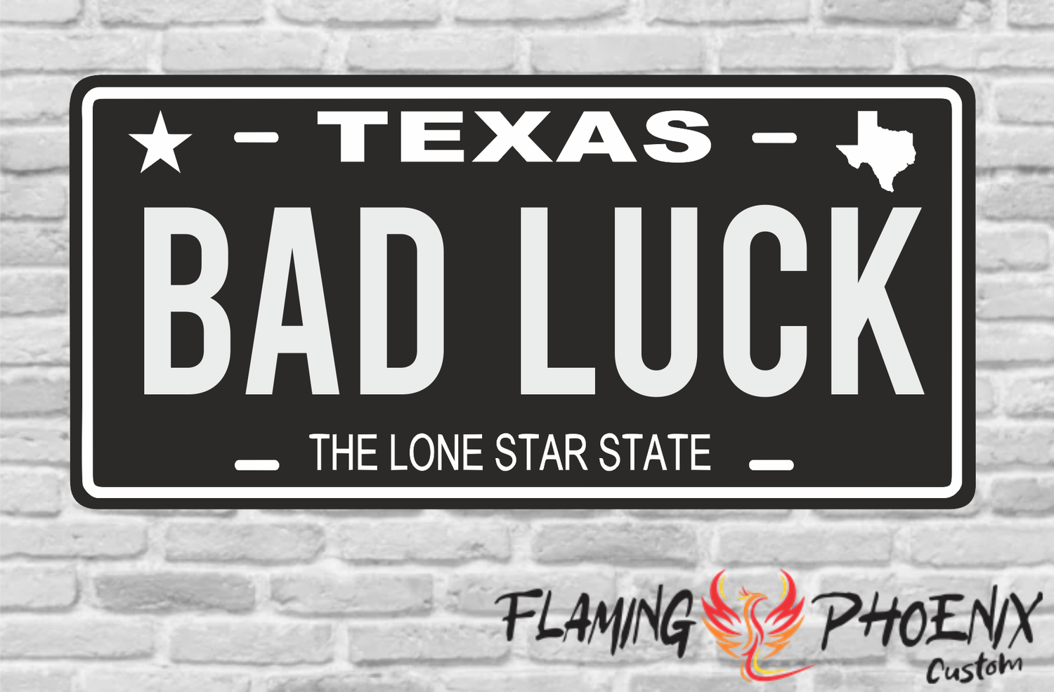 BAD LUCK PLATE