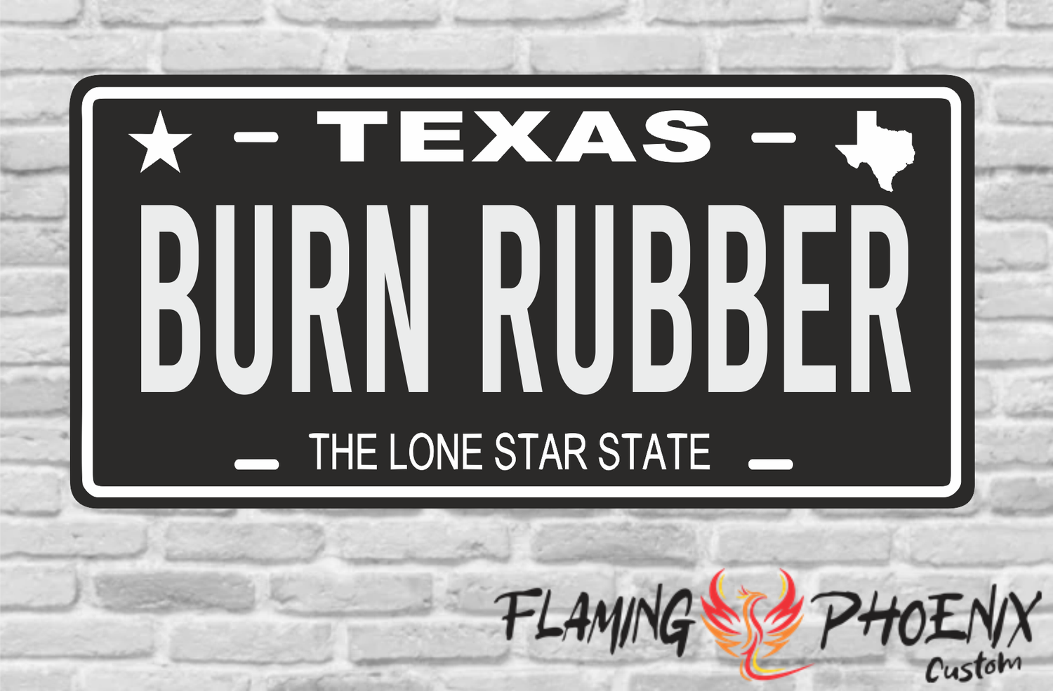 BURN RUBBER PLATE