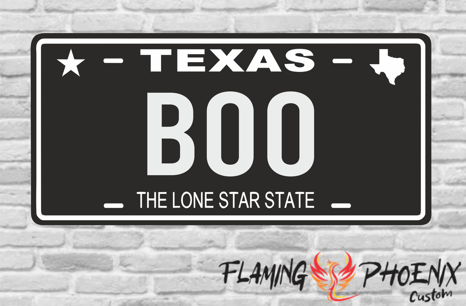 BOO PLATE