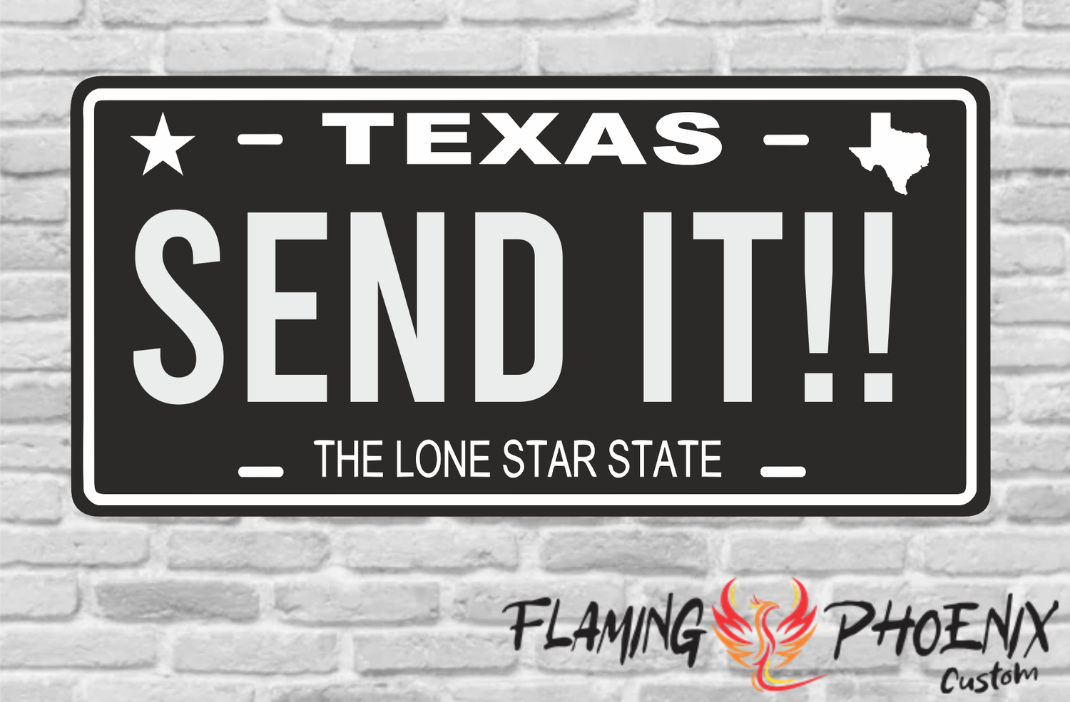 SEND IT PLATE