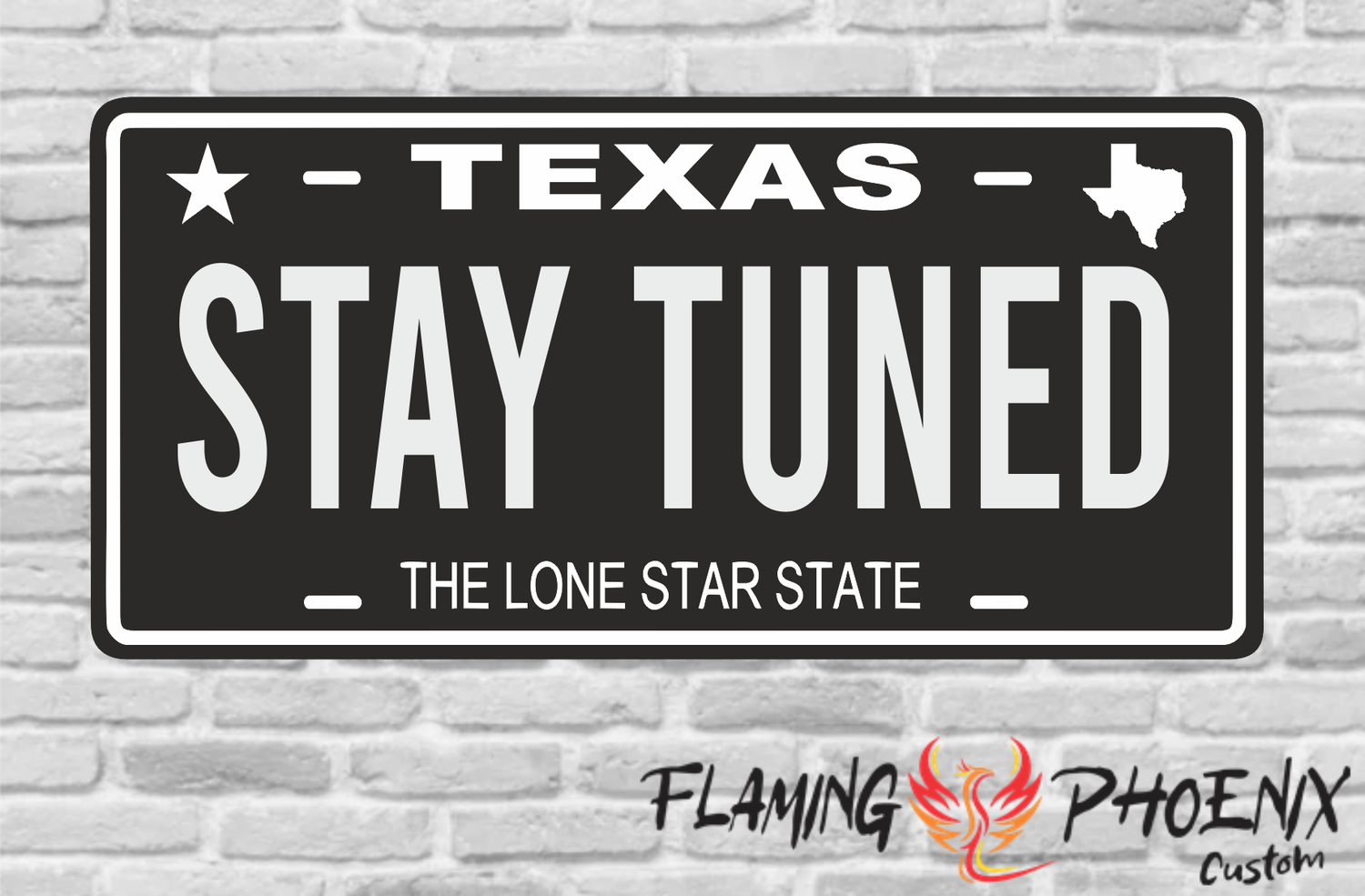 STAY TUNED PLATE