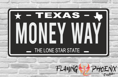 MONEY WAY PLATE
