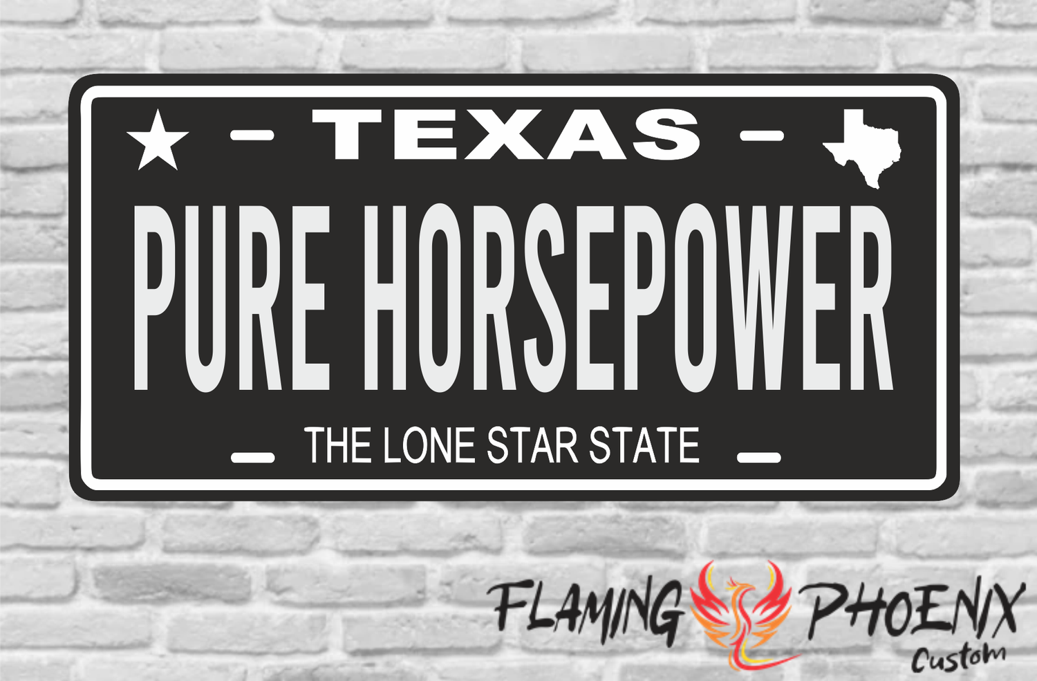 PURE HORSEPOWER PLATE