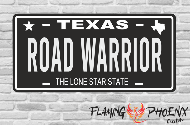 ROAD WARRIOR PLATE