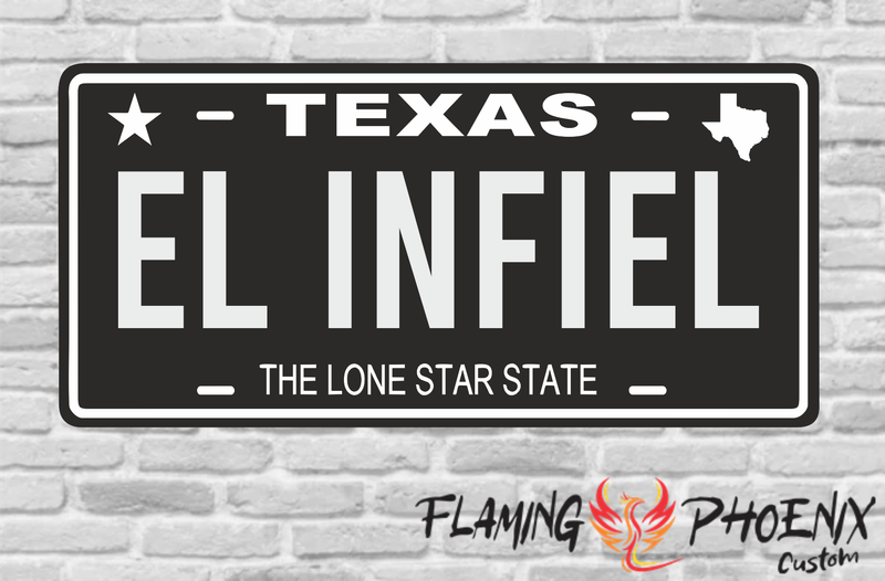 EL INFIEL PLATE