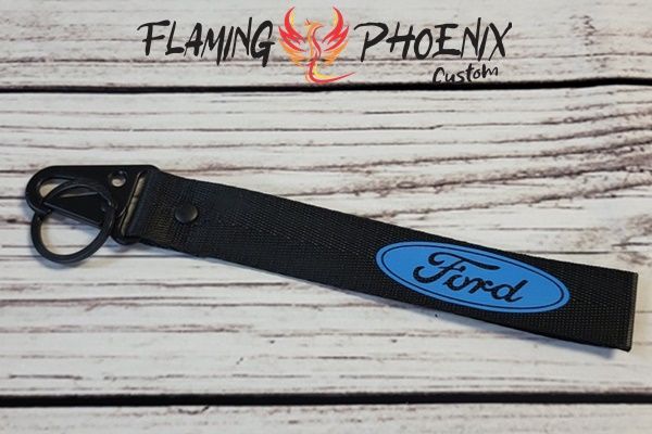 Ford logo keychain