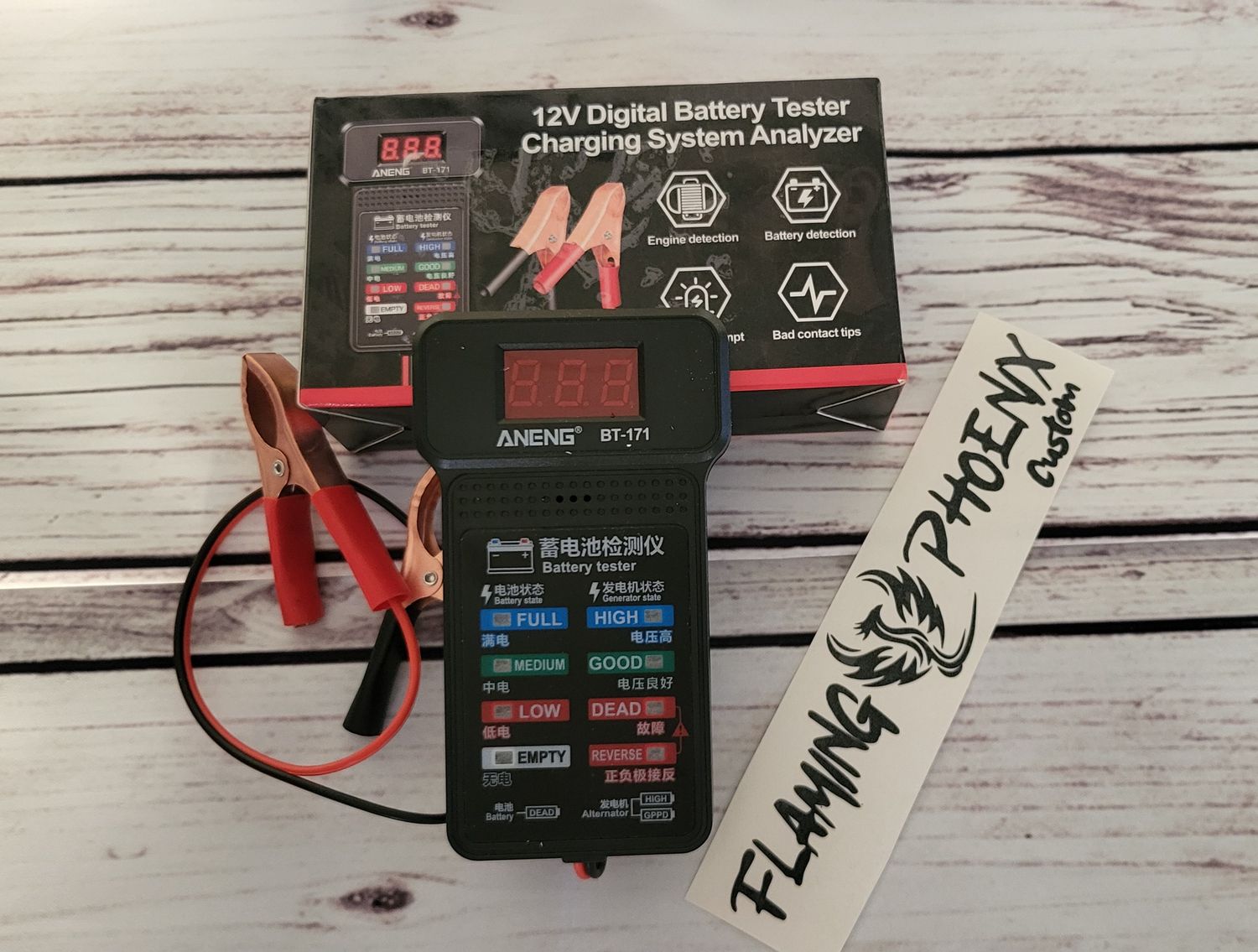 DIGITAL CAR BATTERY TESTER