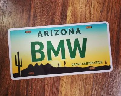 BMW PLATE