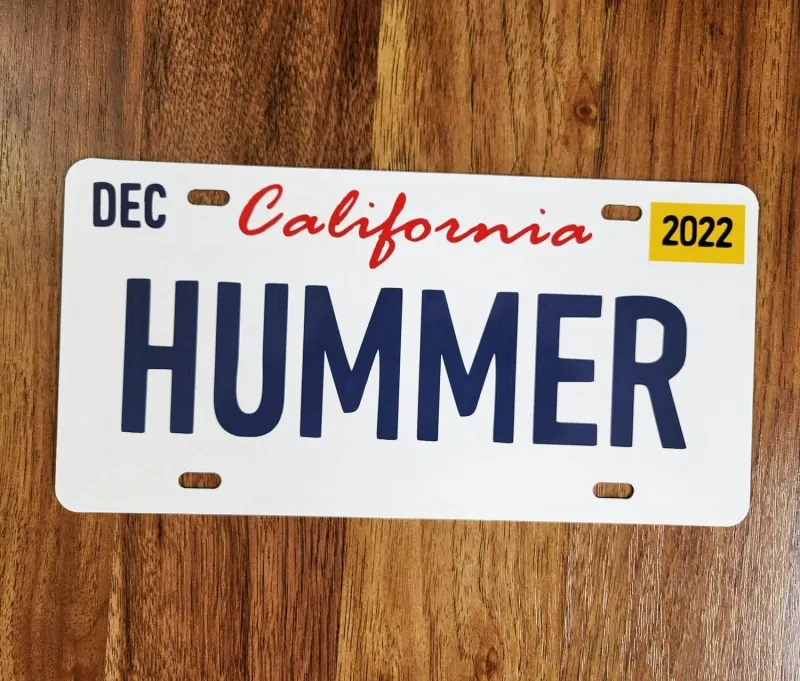 HUMMER PLATE