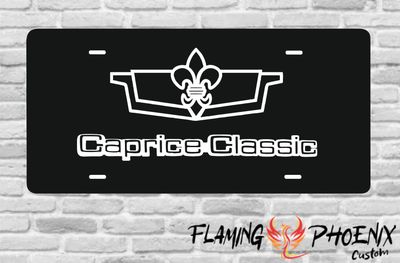 CHEVROLET CAPRICE PLATE