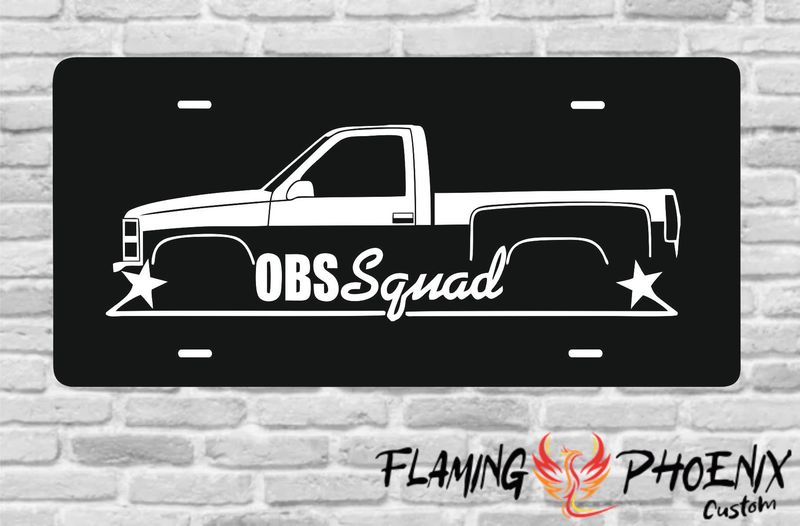 CHEVROLET OBS PLATE