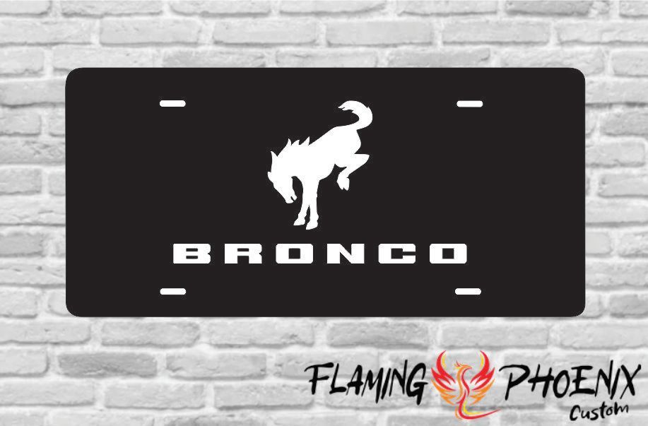 BRONCO HORSE PLATE