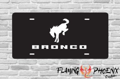 BRONCO HORSE PLATE