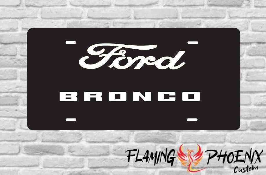 FORD BRONCO PLATE