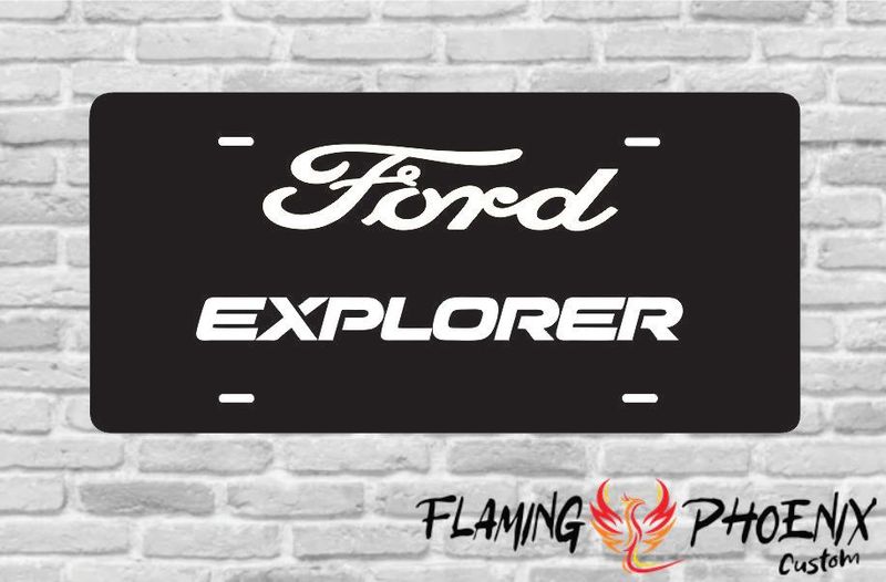 FORD EXPLORER PLATE