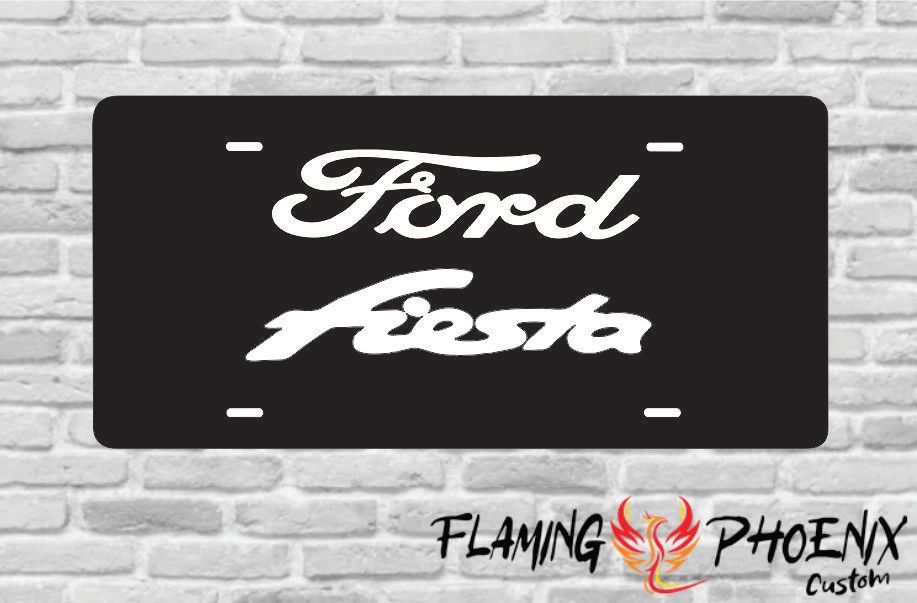 FORD FIESTA PLATE