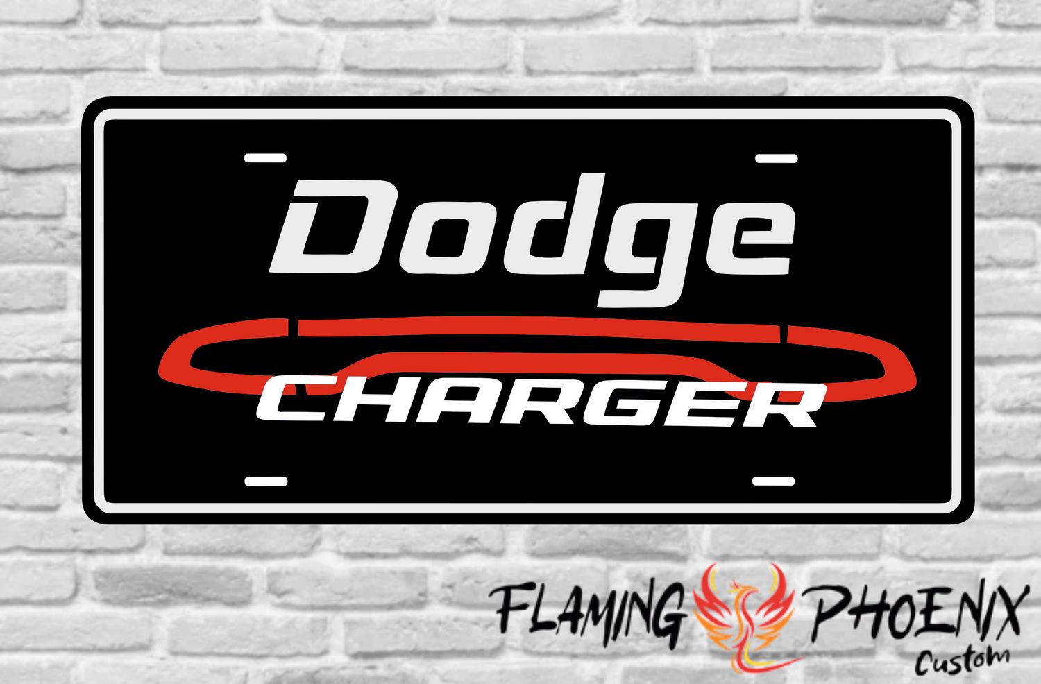 DODGE CHARGER REAR LIGHTS PLATE