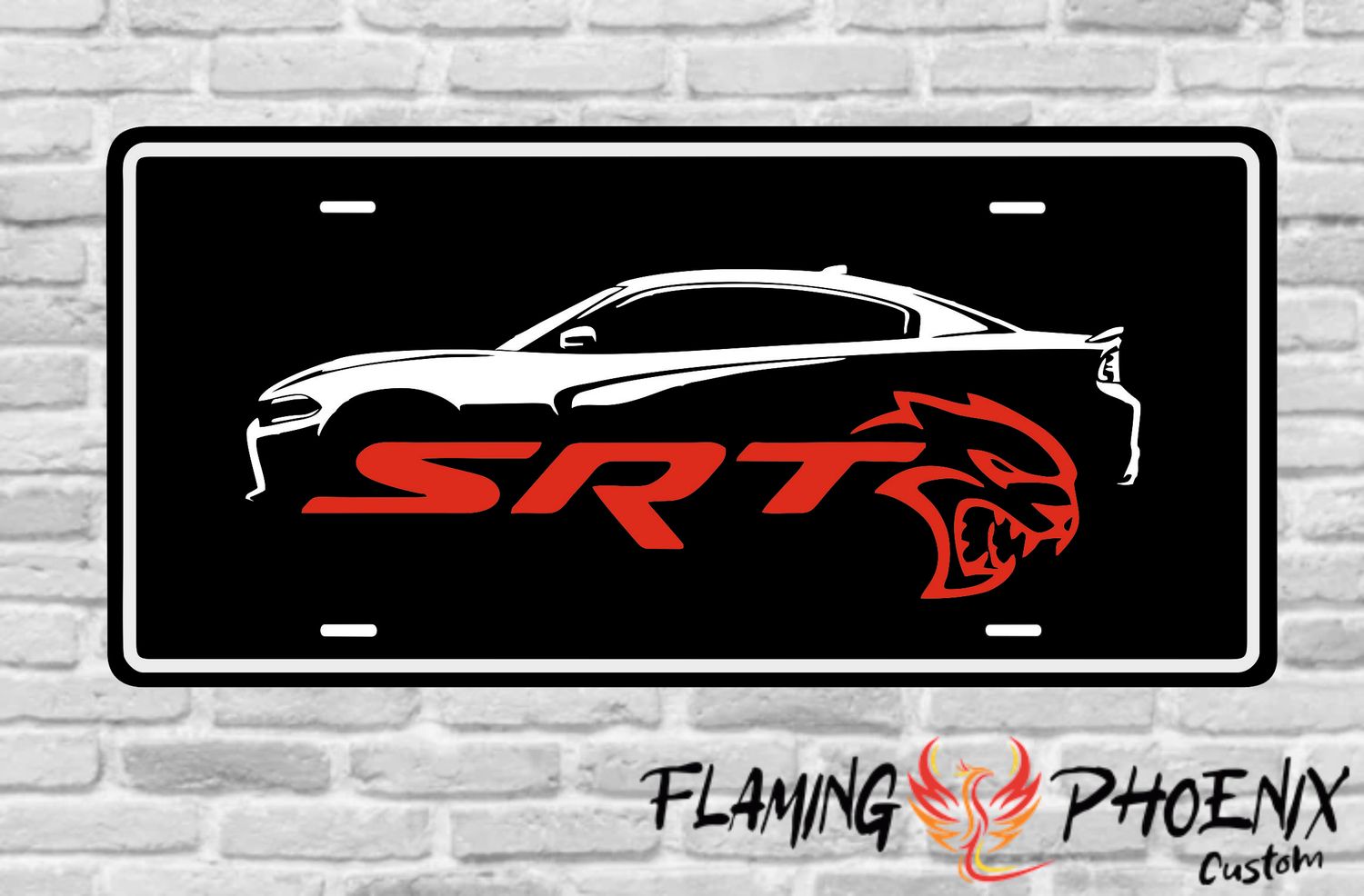 DODGE CHARGER SRT PLATE